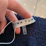 Trina Turk NWT $238 Handstitched XS Tunic Blouse Photo 3