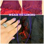 BELSOIE RED & BLACK STRAPLESS MERMAID STYLE SATIN BEADED GOWN (6) Photo 9