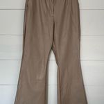 Abercrombie & Fitch Women’s 6 Short Vegan Leather Curve Love Flare Pants New Photo 0