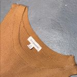 Blue pepper small Tan Ribbed Tank Top Brown Photo 4