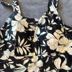 Kona Sol Kona‎ Sol Black White Floral Tankini Swim Top Plus Size 18W Photo 1