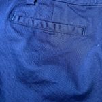 Lands' End  Mid Rise Slim Leg Cropped Pants Womens 8P Blue Petites Casual Office Photo 12