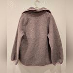 Madewell  Polartec Fleece Half-Zip Jacket Size L in Hthr Cherry Blossom Photo 1