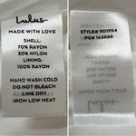 Lulus NWT  Adoring the Weekend White Blue Striped Wrap Midi Dress, Sz Medium Photo 12