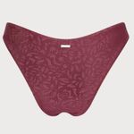 Berlook Burgundy Jacquard Bikini Bottom ONLY 52 Red Size M Photo 7