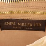 Shirl Miller Womens Clutch Bag 10" x 6" Blue Suede Zip Closure Made in USA NEW Photo 3