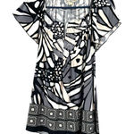 Live and let live Live and Let‎ Live size large petite black white tan short sleeve shirt top Photo 0