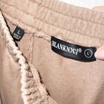 BLANK NYC  100% Cotton Tan Taupe Wide Leg NEW Sweatpants Photo 2