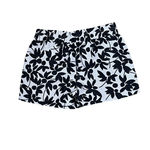 J.Crew  Womens Pull‎ On Shorts Size 00 Black White Floral Elastic Waist 26X3" Photo 4