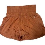 Free People Movement Women's Sz Large The Way Home Shorts Orange Photo 1