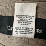 Jones New York  Tan Brocade‎ Long Sleeve Blazer Jacket Business Size 8P Career Photo 10