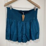 Natural Life NWT teal/turquoise smocked waist flowy shorts size Large/XL Photo 0