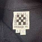 Barbara Wells Studio Black Knit Button Front Long Cardigan Jacket Women's Size L Size L Photo 4