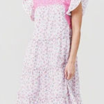 J. Marie Rosalee Midi Pink Dress NWT Sz. S Photo 0