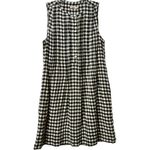 Faherty Isha Sleeveless Gingham Plaid‎ Black / White Shift Dress Size XS $178 Photo 2