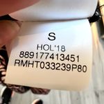 Rachel Roy  Black Mixed Media Floral Cheetah Print Tank Blouse Small NWOT Photo 5