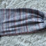 Madewell Sweater Bubble-Sleeve Crop Top in Rainbow Stripe XL Photo 12