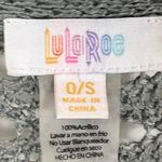 LuLaRoe Mimi Sweater Wrap Poncho Gray Open Knit One Size Photo 2