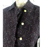 American Vintage  70's Handmade OOAK dress coat set purple small - medium Photo 2