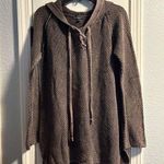 Very J  Women’s Juniors Mineral Washed Long Sleeve Tunic Hoodie Pullover Medium Photo 0