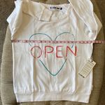 The Laundry Room Oversized‎ Open Heart Sweatshirt Photo 4