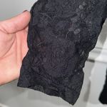 Lane Bryant  dress tunic black knit lace long sleeves 26/28 stretch‎ peplum Photo 1