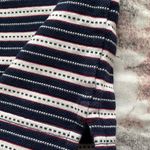 Elandale 100% cotton striped white blue embroidered logo golf polo shirt, size S Photo 12