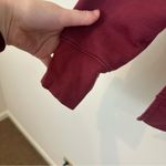 Athleta | 24/7 Funnel Neck Sweatshirt Burgundy Turtleneck Size XS Photo 4