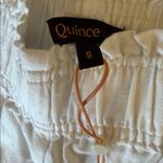 Quince NWT  100% European Linen High Waisted White  Shorts Sz S Photo 7