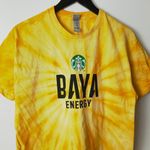 Gildan Starbucks Baya Energy T Shirt Orange White L Large Graphic Tee Cotton Photo 13