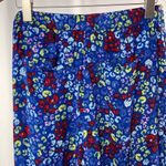 Kaari Blue Wide Leg Floral Pants in Blue Size Small Photo 4