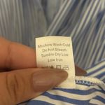 Tuckernuck  Blue White Stripe Royal Shirt Mini Dress Size Small Photo 8