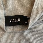 Cider  Gray Sleeveless Bodysuit Photo 1