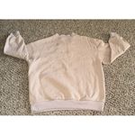 Women's Beige V‎ Neck Sweatshirt Size Small Photo 5