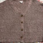 SO  womens medium cozy dusty pink knit 4 button v-neck cardigan sweater long slvs Photo 4