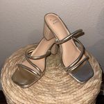 Target Strap Slip On Heels Gold Photo 0