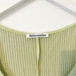 Reformation  Bliss Maxi Ribbed Dress Limon Sleeveless Size Small S Photo 4