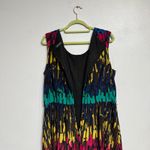 Ellen Tracy  Midi Knee Length Multicolor Sheath Dress Sz L Photo 7