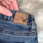 American Eagle Boy Crop Stretch Jeans Button Fly Photo 3