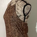 No Boundaries SNAKE SKIN HALTER DRESS TAN/BROWN/BLACK  Sz Junior Med 7/8 NEW Photo 2