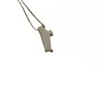 Jack Skellington Santa Coffin Necklace | Tim Burton Goth Christmas Silver Photo 4