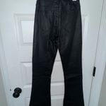 Edikted  Leather Pants Flare Black Luna Faux Leather Photo 2