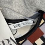 ZARA  Dress Womens XS Black Purple Geometric Print Midi Colorful Vlogger Favorite Photo 8