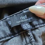 Missguided  High Rise Mom Jeans 4R Black/grey Y2k Washed Retro Grungecore Photo 10