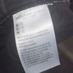 American Eagle  Outfitters Women's Black Distressed Hi-Rise Mom Shorts Photo 3