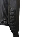 Burberry Brit Biker Jacket in Black Lambskin Leather Size 4 Photo 7