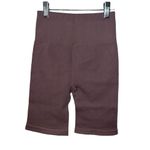 Everlane The Seamless High Rise Ribbed Bike Short Light Purple Women Size XS/S Photo 3