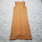 We The Free Dress Womens X Small Brown Button Up Sleeveless Maxi Photo 6