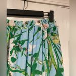 Bobeau  Size M Light Blue Floral Elastic Waist Flowy Lined Maxi Skirt Photo 4