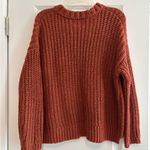 Cozy Rust Sweater Orange Size M Photo 1